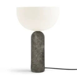 Lampa Stołowa Kizu 45 Cm Szary Marmur New Works
