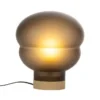 Lampa Stołowa Kumo Mała Przydymiona Szara-Taupe Pulpo