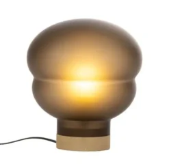 Lampa Stołowa Kumo Mała Przydymiona Szara-Taupe Pulpo