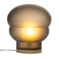 Lampa Stołowa Kumo Średnia Przydymiona Szara-Taupe Pulpo