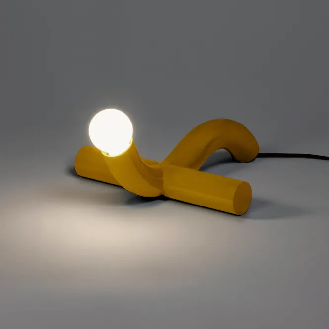 Lampa Stołowa La Due Żółta Valerie Object