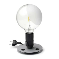 Lampa Stołowa Lampadina Czarna Flos