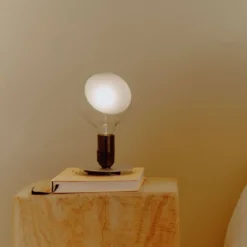 Lampa Stołowa Lampadina Czarna Flos