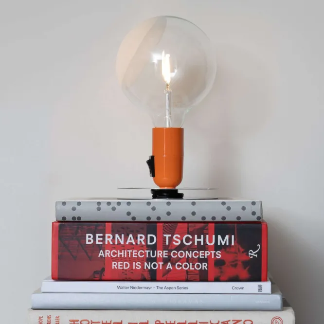 Lampa Stołowa Lampadina Pomarańczowa Flos