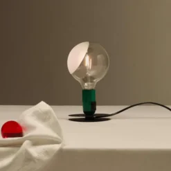 Lampa Stołowa Lampadina Zielona Flos