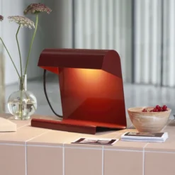 Lampa Stołowa Lampe De Bureau Czerwona Vitra