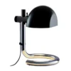 Lampa Stołowa Lauro Czarny Klosz Z Chromowaną Podstawą Marset