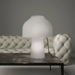 Lampa Stołowa Lilly Biała Karman