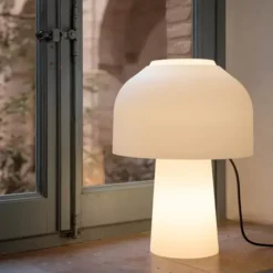 Lampa Stołowa Lilly Biała Karman