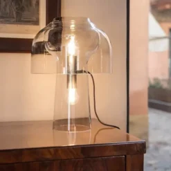 Lampa Stołowa Lilly Transparentna Karman