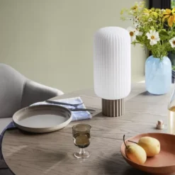 Lampa Stołowa Lolly 39 Cm Piaskowa Broste Copenhagen
