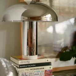 Lampa Stołowa Lounge Chromowana Hkliving