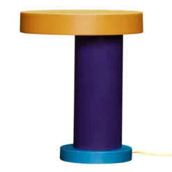 Lampa Stołowa Magic Fioletowo-Żółta Hubsch