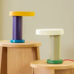 Lampa Stołowa Magic Fioletowo-Żółta Hubsch