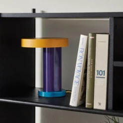 Lampa Stołowa Magic Fioletowo-Żółta Hubsch