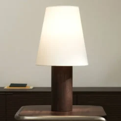 Lampa Stołowa Marga Brązowa Kave Home