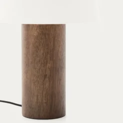 Lampa Stołowa Marga Brązowa Kave Home