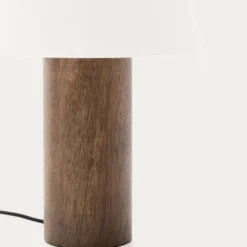 Lampa Stołowa Marga Brązowa Kave Home