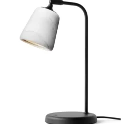 Lampa Stołowa Material Biały Marmur New Works