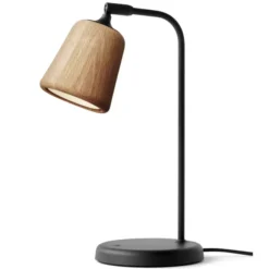 Lampa Stołowa Material Dąb Naturalny New Works
