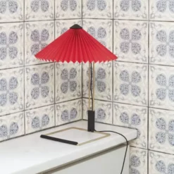 Lampa Stołowa Matin Mała Jasna Czerwień Hay
