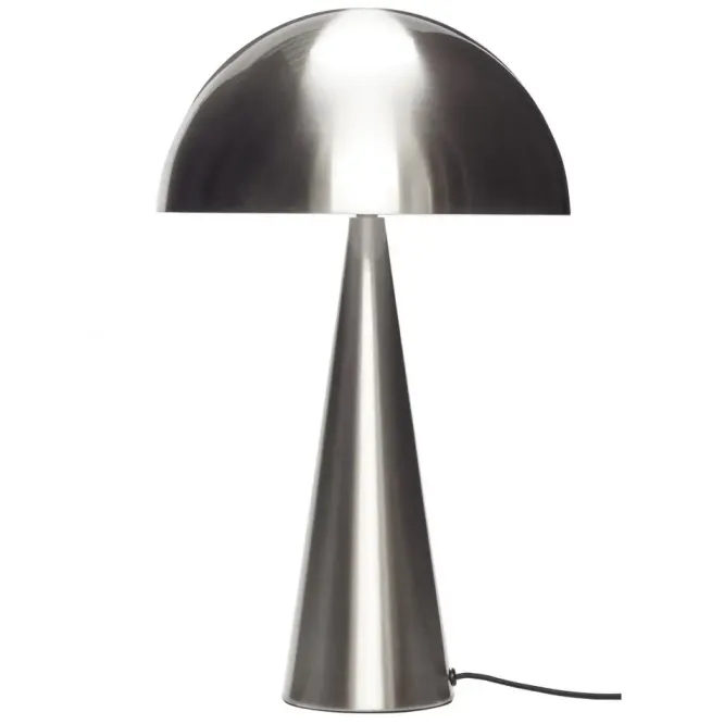 Lampa Stołowa Metal Niklowana Hubsch