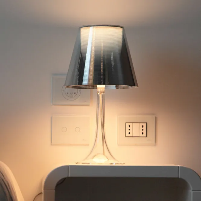 Lampa Stołowa Miss K Srebrna Flos