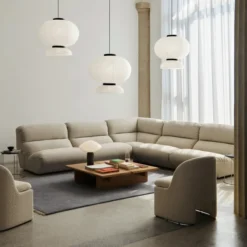 Lampa Stołowa Mist Ap17 Grigio Caldo Andtradition