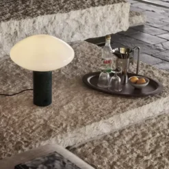 Lampa Stołowa Mist Ap17 Verde Guatemala Andtradition