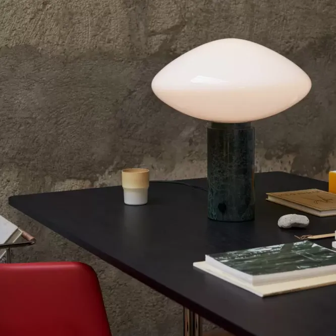 Lampa Stołowa Mist Ap17 Verde Guatemala Andtradition