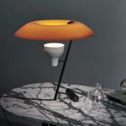 Lampa Stołowa Model 548 Ciemny Mosiądz - Szary Astep