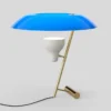 Lampa Stołowa Model 548 Polerowany Mosiądz - Niebieski Astep