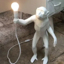 Lampa Stołowa Monkey Biała - Wersja Stojąca Seletti
