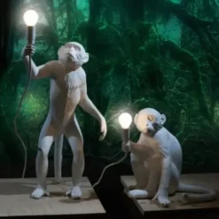Lampa Stołowa Monkey Biała - Wersja Stojąca Seletti