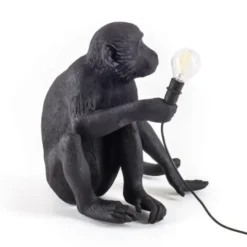 Lampa Stołowa Monkey Czarna - Wersja Siedząca Seletti