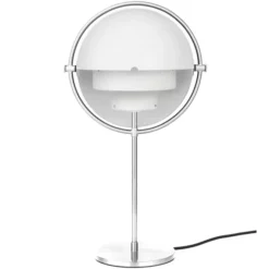 Lampa Stołowa Multi-Lite Chrome White Semi Matt Gubi