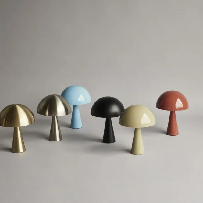 Lampa Stołowa Mush Piaskowa Hubsch