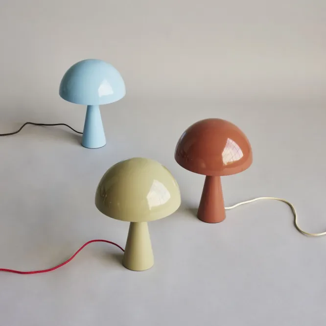 Lampa Stołowa Mush Piaskowa Hubsch