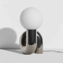 Lampa Stołowa Neotenic 26 Cm Platinum Petite Friture