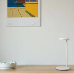 Lampa Stołowa Oblique Biała Flos