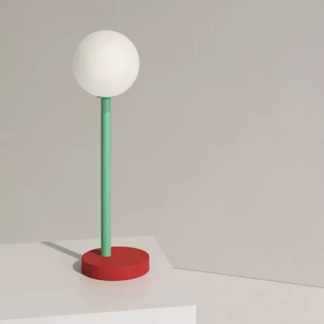 Lampa Stołowa Off Centre Czerwono-Jasnozielona Atelier Areti