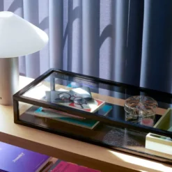 Lampa Stołowa Orbit Srebrna Hubsch