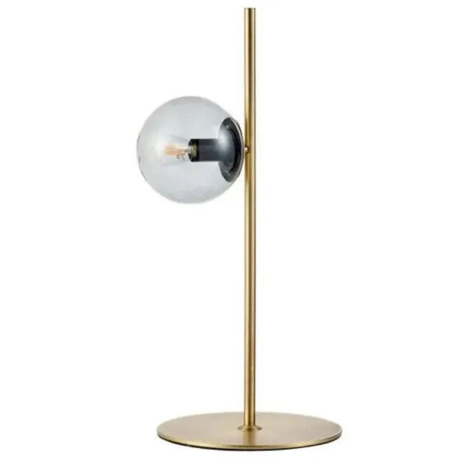 Lampa Stołowa Orb Mosiężna Bolia