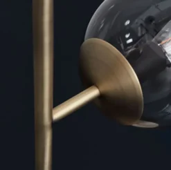 Lampa Stołowa Orb Mosiężna Bolia