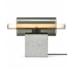 Lampa Stołowa Overlay Pc1406 Przydymiona Szara Brokis