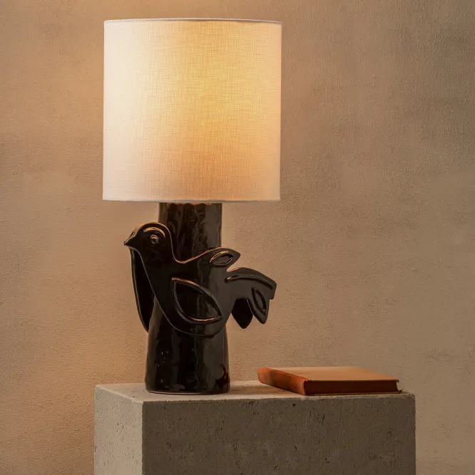 Lampa Stołowa Paloma Czarna Serax