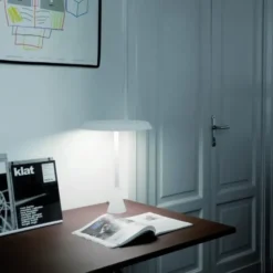 Lampa Stołowa Panama Mini Biała Nemo