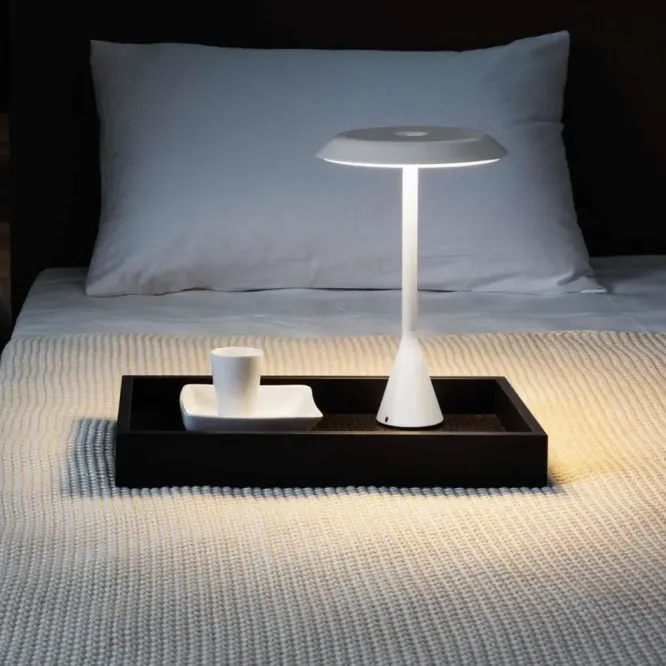 Lampa Stołowa Panama Mini Biała Nemo
