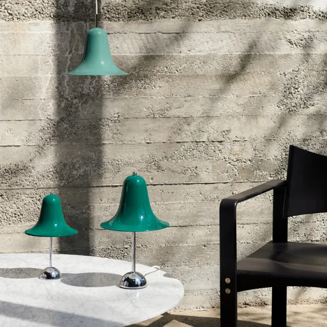 Lampa Stołowa Pantop Chromowana Verpan