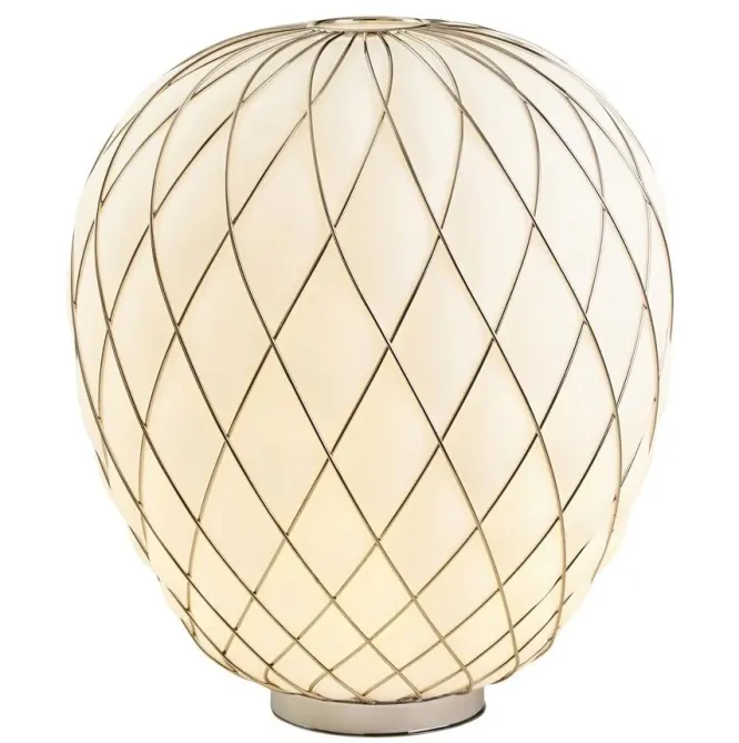 Lampa Stołowa Pinecone 52 Cm Chromowana Fontana Arte